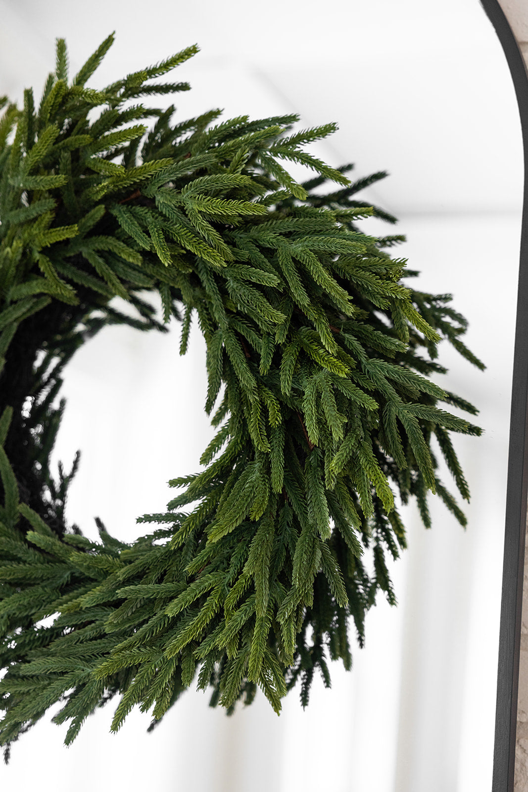 Faux Real Touch Pine Holiday Wreath