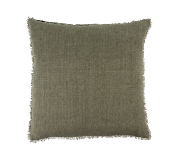 Lina Linen Pillow, Laurel