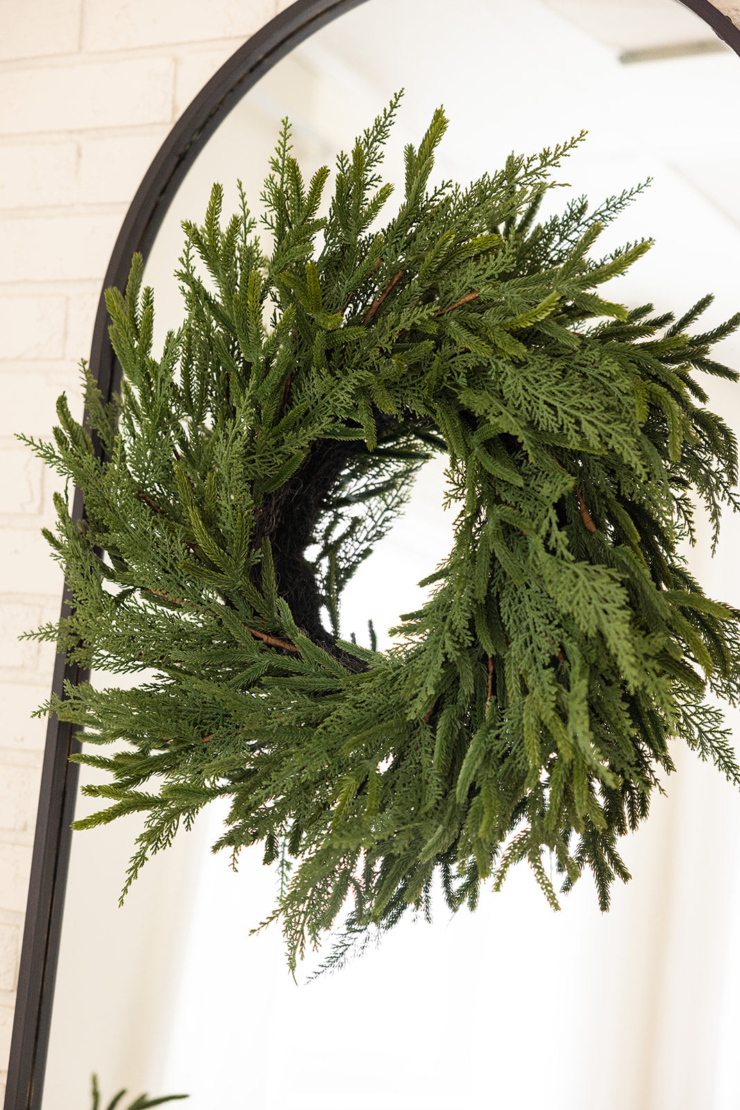 Faux Real Touch Pine Holiday Wreath