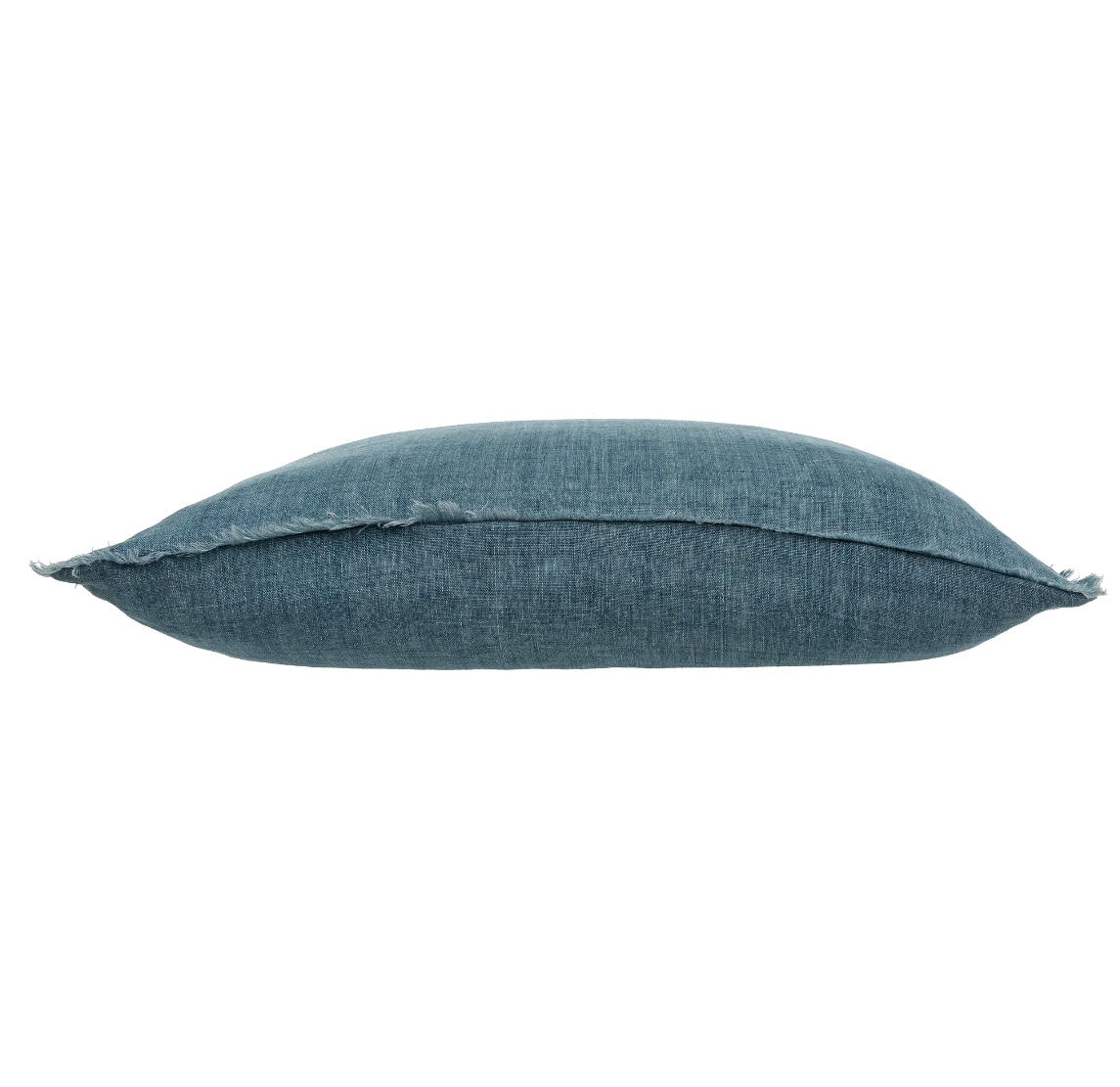 Lina Linen Pillow, Arctic Blue