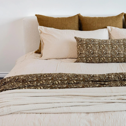 Kantha Willow Throw Blanket