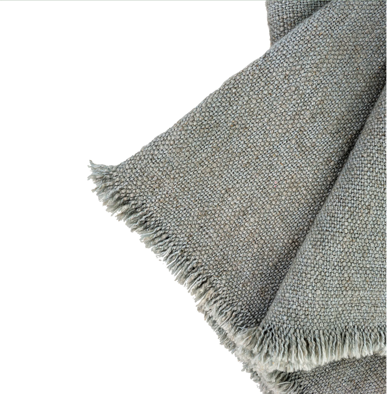Selena Linen End of Bed Blanket, Brick