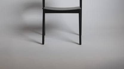 Astrid Stackable Chair - Black